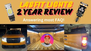 Reviewing the LasFit Lights package for the Ford Maverick after 2 years and answering questions.