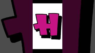 How to Graffiti Letter H, Graffiti Drawing, Draw and Color Graffiti Letters, رسم الكتابة على الجدران