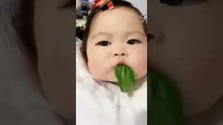 Cute baby Eating ASMR  #short #cute #baby #tiktok #babysmile