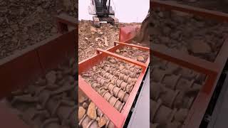 Mud and stone separator working video#Soilandrockseparator  #quarry  #quarrymachine  #mine