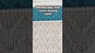 Easy Knitting Pattern! #knitting #crochet #knittingpatterns #knittingwithsubtitles