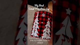 Simple Christmas cricut mug press cup