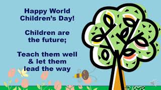 Happy World Children's Day #childrenday