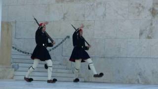 TOMB OF THE UNKNOWN SOLDIER-SYNTAGMA SQUARE-ATHENS-GREECE