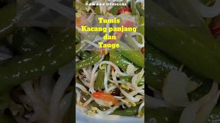 Tumis Kacang panjang dan Tauge #masakansederhana #shorts #memasak