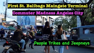 First St  Balibago people watching tour, commuter madness #angeles #angelescity #philippines