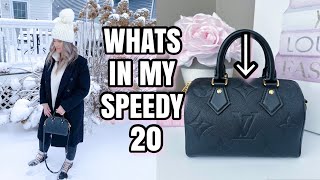 WHAT'S IN MY LOUIS VUITTON SPEEDY 20