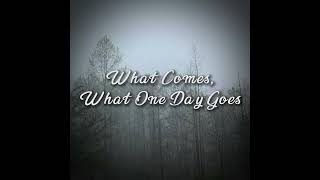 What Comes, What One Day Goes