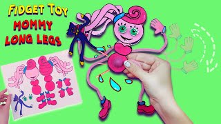 Poppy Playtime Mommy Long Legs Tutorial/ DIY POP IT FIDGET TOYS