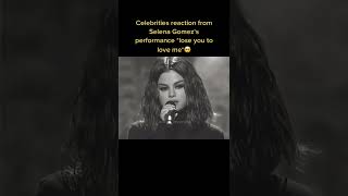 Celebrities Reaction From Selena Gomezs Performance #Shorts