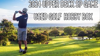 2024 Upper Deck SP Game Used Golf Hobby Box