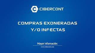 COMPRAS EXONERADAS Y/O INFECTAS