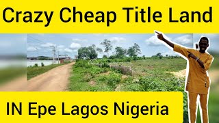 Drive To EPe garden Estate Phase2 Most affordable Title Estate In Epe Lagos Nigeria