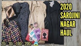 SAROJINI NAGAR WINTER 2020 BEST HAUL LONG COATS, Earrings, Heels, Books and More! ALL UNDER 200/-?