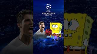 Ronaldo vs SpongeBob-who is better#shorts #football