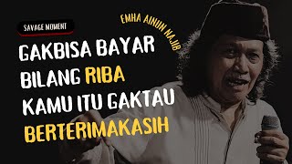 SAVAGE MOMENT | Pemuda NGEYAL bertanya soal RIBA kepada Cak Nun