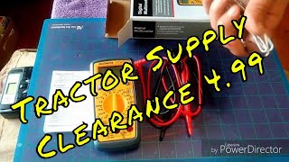 Unboxing Digital Multimeter Tractor Supply