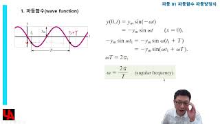 파동 01 파동함수 파동방정식