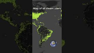 Map of steam users meme #memes #steam #geography