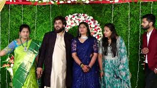 Akshara Deepika with Karthik Reddy Reception