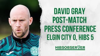 David Gray hails 'professional' performance in Elgin win