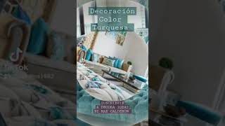 Decoración Turquesa🤯 / Color brillante ✨