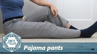 I copied my favorite pajama pants | Sewing tutorial