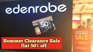 Edenrobe flat 50% off summer clearance sale 2022 . Edenrobe stitched dresses flat 50% off sale