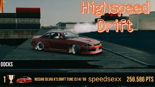 Assoluto Racing x Nissan Silvia s14 x Highspeed Drift | Docks