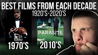 The Best Movie From Each Decade! (1920s - 2020s)