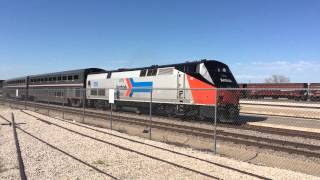 Amtrak 156 backing into ft worth itc