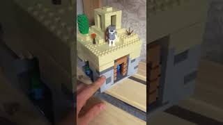 Пустыня в моей самоделке Майнкрафт #lego #minecraft #лего #легосамоделка #майнкрафт