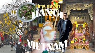 FIRST DAY in Hanoi Vietnam 🇻🇳 2024 | Solo travel for a day| ATM Withdrawal, Sim Card | Ep 1