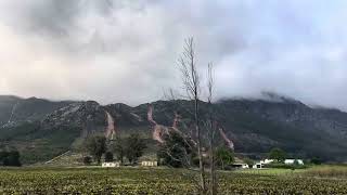 Mudslides at Franschhoek