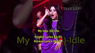 More English less Korean Lyrics #shortsviral #kpop #famousshorts #kpoplyrics #nmixx