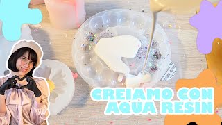 💧Creiamo porta candele e conchiglie giganti con AQUA RESIN 💧[Scleriamo insieme con la resina]