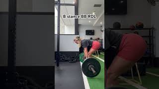 B stance BB RDL - constant tension