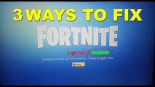 How To Fix The Fortnite Server Maintenance* Glitch PS4