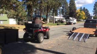 ATV Small pull behind utility trailer  Custom built Sept 2016