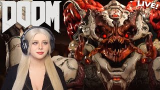 STOPPING HELL ONCE AND FOR ALL... LIVE! | DOOM (2016) Campaign Playthrough