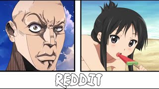 Anime VS Reddit  (The rock reaction meme) Part #94