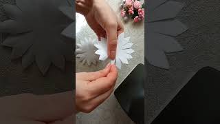 DIY 🌼 beautiful flowers 🤩#craft #foamiran #decoration #handmade #paper