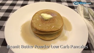 beanit butter pancakes - low carb and gluten free