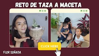 RETO COMO DECORA MACETAS FÁCIL DE HACER EN CASA  #Detazaamaceta