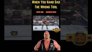 When You Hand Dad The Wrong Tool #shorts #wwe #shortsfeed