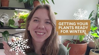 Preparing for WINTER ❄️ Bringing your house plants inside for the cold season!