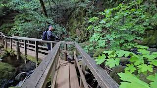 cool bridge crossing Cataract Falls | Hise Hikers