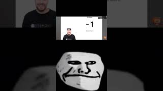 MrBeast hits 0 subs #trending #mrbeast #pewdiepie troll face meme