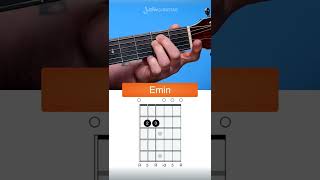 How to play the Em Chord on Guitar (the easiest way!) #Shorts