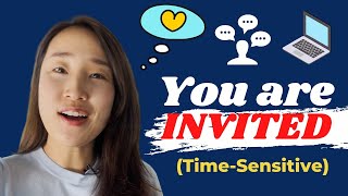 You're invited! (Time-sensitive)  // Julie Kim Consulting